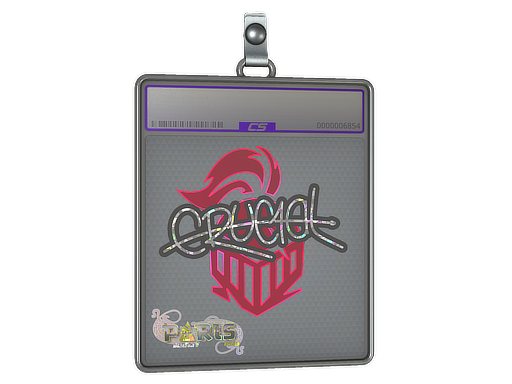 Sticker Slab CRUC1AL Glitter Paris 2023