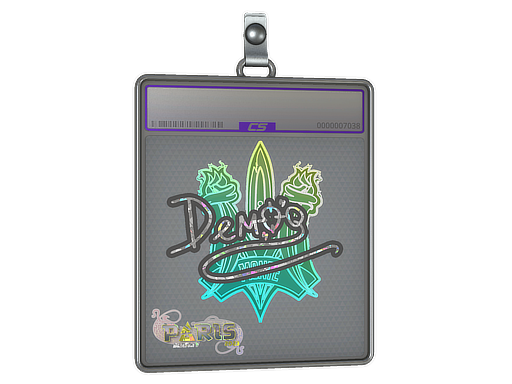 Sticker Slab DemQQ Glitter Paris 2023