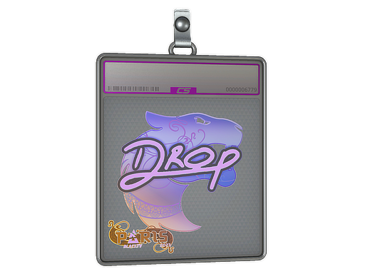 Sticker Slab drop Holo Paris 2023