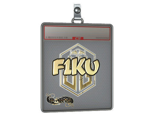 Sticker Slab F1KU Gold Paris 2023