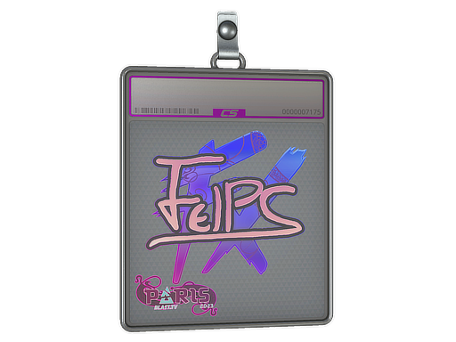 Sticker Slab felps Holo Paris 2023