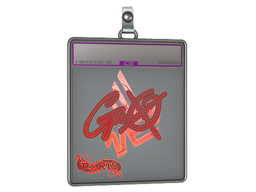 Sticker Slab gxx- Holo Paris 2023