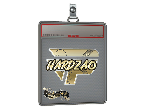 Sticker Slab hardzao Gold Paris 2023