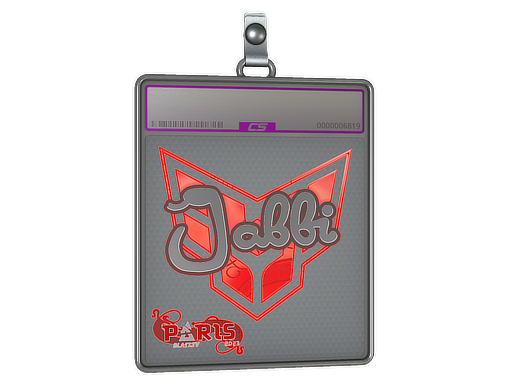 Sticker Slab jabbi Holo Paris 2023