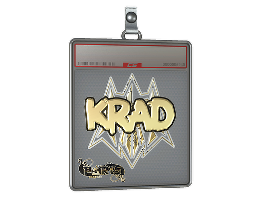 Sticker Slab Krad Gold Paris 2023