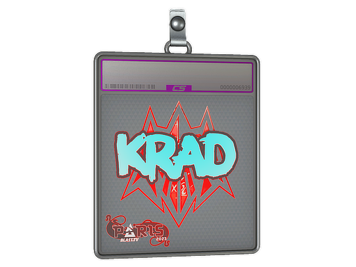 Sticker Slab Krad Holo Paris 2023