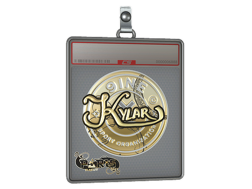 Sticker Slab Kylar Gold Paris 2023