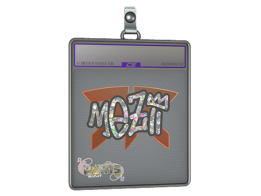 Sticker Slab mezii Glitter Paris 2023