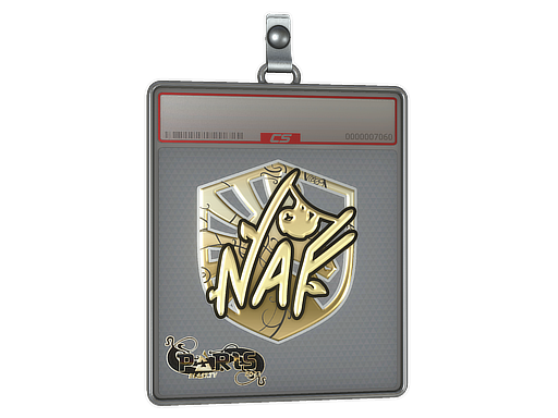 Sticker Slab NAF Gold Paris 2023