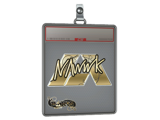 Sticker Slab nawwk Gold Paris 2023