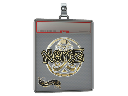 Sticker Slab NertZ Gold Paris 2023