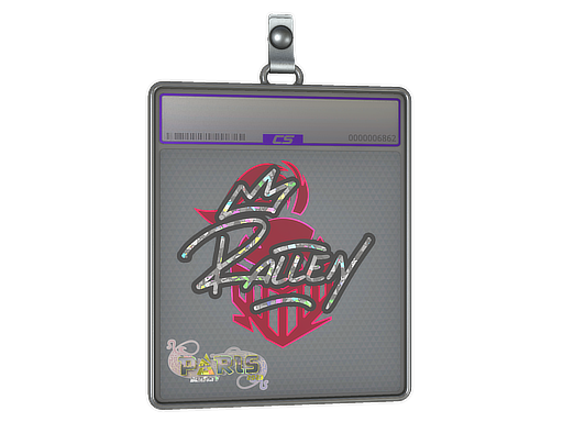 Sticker Slab rallen Glitter Paris 2023