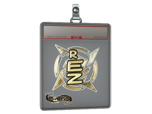 Sticker Slab REZ Gold Paris 2023