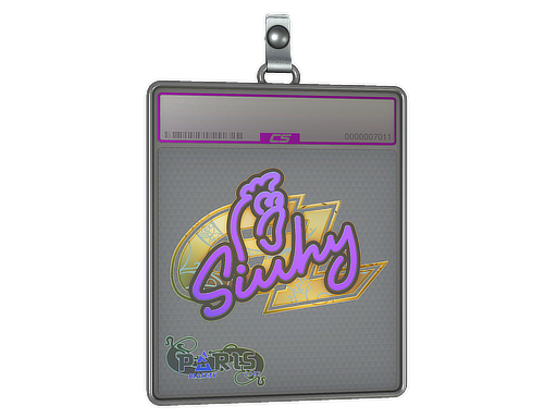Sticker Slab siuhy Holo Paris 2023