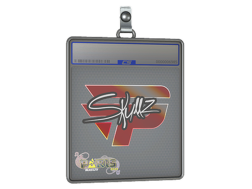 Sticker Slab skullz Paris 2023