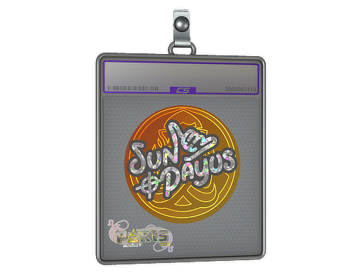 Sticker Slab SunPayus Glitter Paris 2023