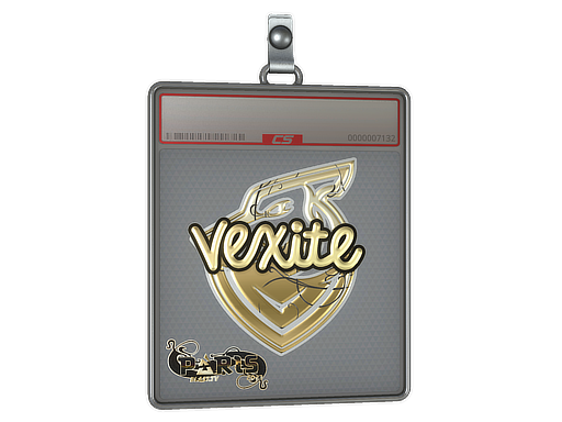 Sticker Slab vexite Gold Paris 2023