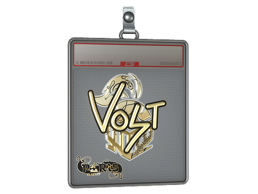 Sticker Slab volt Gold Paris 2023