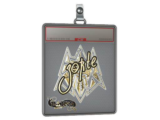 Sticker Slab zorte Gold Paris 2023