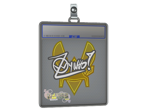 Sticker Slab ZywOo Paris 2023