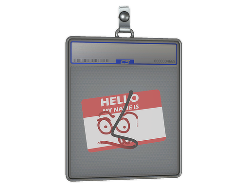 Sticker Slab Hello MP7