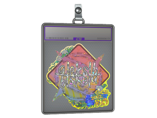 Sticker Slab Aleksib Glitter Rio 2022