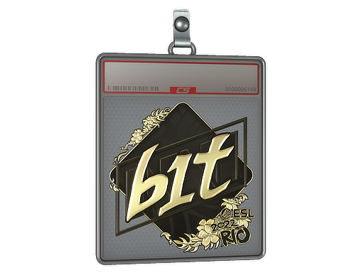 Sticker Slab b1t Gold Rio 2022