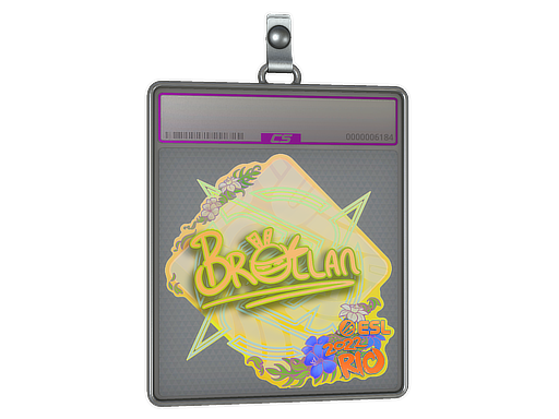 Sticker Slab Brollan Holo Rio 2022