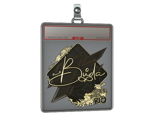 Sticker Slab BUDA Gold Rio 2022