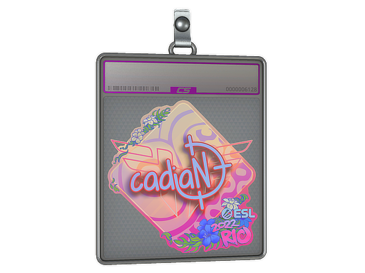 Sticker Slab cadiaN Holo Rio 2022