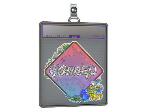 Sticker Slab chopper Glitter Rio 2022