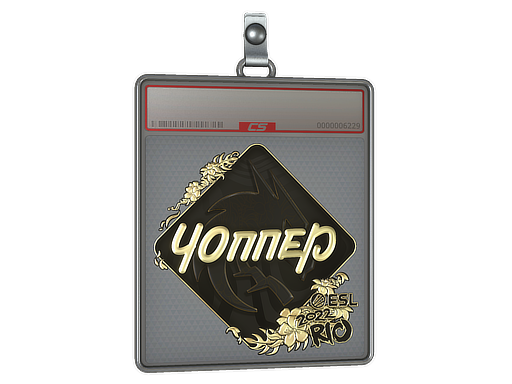 Sticker Slab chopper Gold Rio 2022