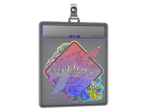 Sticker Slab dav1deuS Glitter Rio 2022