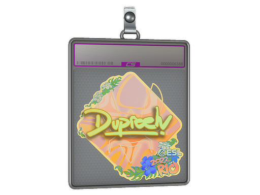 Sticker Slab dupreeh Holo Rio 2022