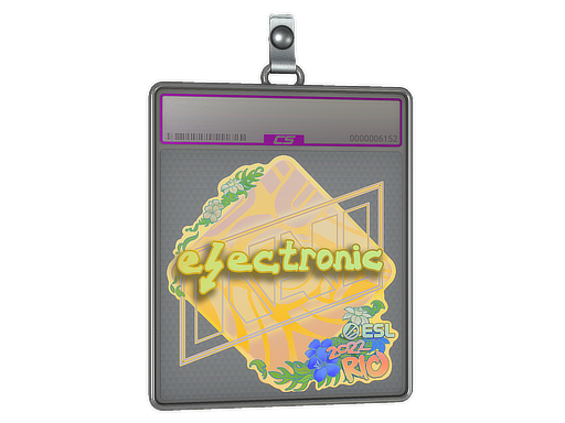 Sticker Slab electronic Holo Rio 2022
