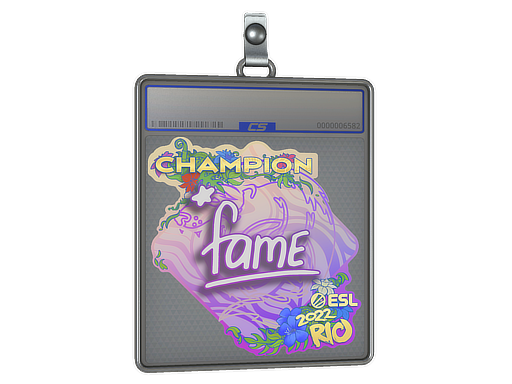 Sticker Slab fame Champion Rio 2022