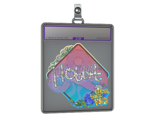 Sticker Slab Hobbit Glitter Rio 2022