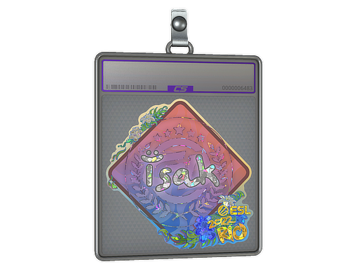 Sticker Slab isak Glitter Rio 2022