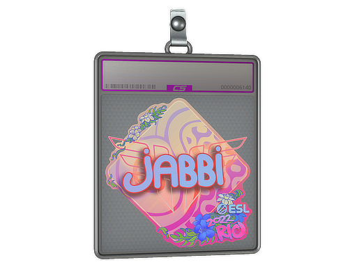 Sticker Slab jabbi Holo Rio 2022