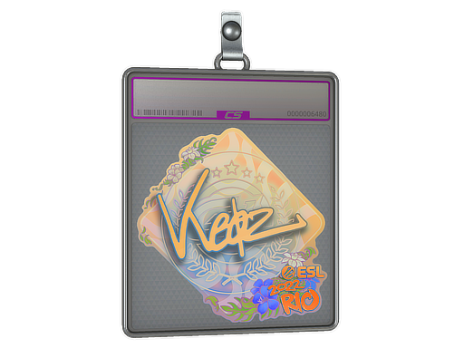 Sticker Slab Keoz Holo Rio 2022
