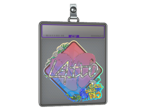 Sticker Slab latto Glitter Rio 2022