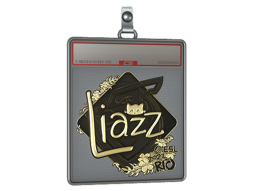 Sticker Slab Liazz Gold Rio 2022