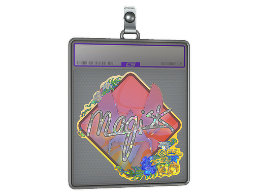 Sticker Slab Magisk Glitter Rio 2022