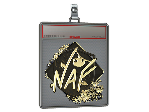 Sticker Slab NAF Gold Rio 2022
