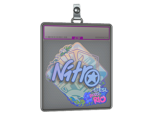 Sticker Slab nitr0 Holo Rio 2022