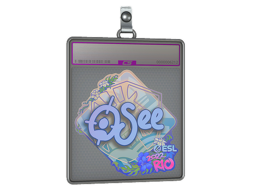 Sticker Slab oSee Holo Rio 2022