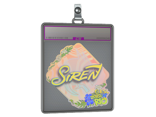 Sticker Slab S1ren Holo Rio 2022