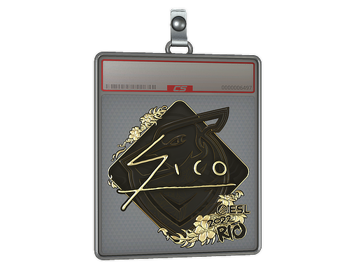 Sticker Slab Sico Gold Rio 2022
