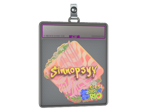 Sticker Slab sinnopsyy Holo Rio 2022