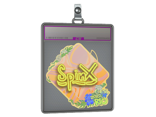 Sticker Slab Spinx Holo Rio 2022